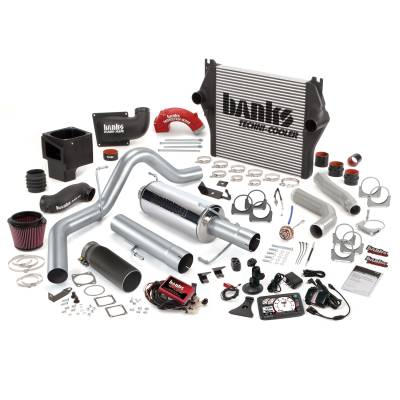 Banks Power Big Hoss Bundle, Complete Power System with Single Exhaust, Black Tip 49749-B