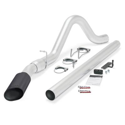 Banks Power Monster Exhaust System, Single Exit, Black Tip 49780-B