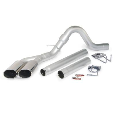 Exhaust - Exhaust Systems - Banks Power - Banks Power Monster Exhaust System, Single Exit, DualChrome ObRound Tips 49784