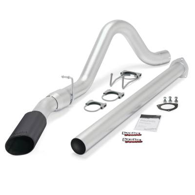 Exhaust - Exhaust Systems - Banks Power - Banks Power Monster Exhaust System, Single Exit, Black Tip 49788-B