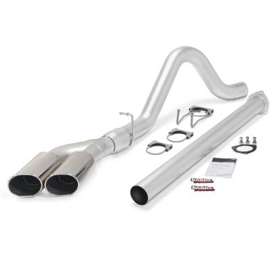 Banks Power Monster Exhaust System, Single Exit, DualChrome ObRound Tips 49789