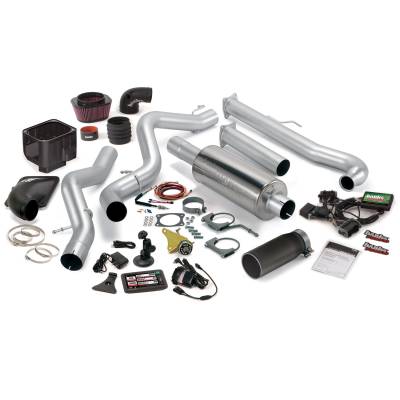 Banks Power Stinger Bundle, Power System with Single Exit Exhaust, Black Tip 46000-B