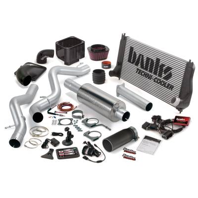 Banks Power Big Hoss Bundle, Complete Power System with Single Exhaust, Black Tip 46060-B