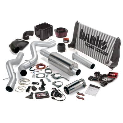 Banks Power Big Hoss Bundle, Complete Power System with Single Exhaust, Chrome Tip 46064