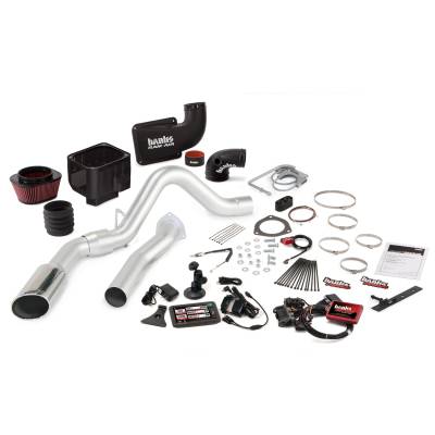 Banks Power Six-Gun Bundle, Power System with Single Exit Exhaust, Chrome Tip 46067