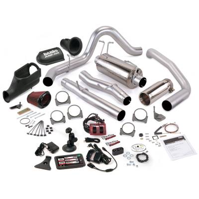 Banks Power Six-Gun Bundle, Power System with Single Exit Exhaust, Chrome Tip 46139