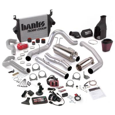 2003-2007 Ford 6.0L Powerstroke - Performance Bundles - Banks Power - Banks Power Big Hoss Bundle, Complete Power System with Single Exhaust, Chrome Tip 46144