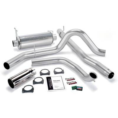 Banks Power Git-Kit Bundle, Power System with Single Exit Exhaust, Chrome Tip 47511