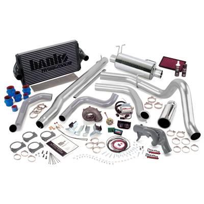 Banks Power PowerPack Bundle, Complete Power System with Single Exit Exhaust, Chrome Tip 47526
