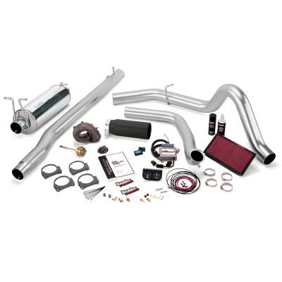 1999-2003 Ford 7.3L Powerstroke - Performance Bundles - Banks Power - Banks Power Stinger-Plus Bundle, Power System with Single Exit Exhaust, Black Tip 47551-B