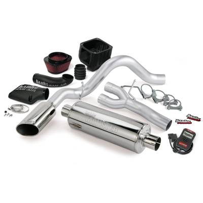 Banks Power Stinger Bundle, Power System with Single Exit Exhaust, Chrome Tip 48040