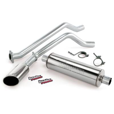 Exhaust - Exhaust Systems - Banks Power - Banks Power Monster Exhaust System, Single Exit, Chrome ObRound Tip 48340
