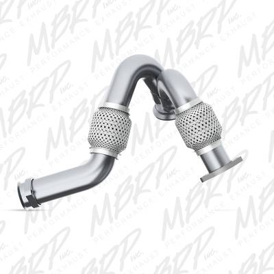 MBRP Exhaust Pipe,Turbo Up Ford Dual AL FAL2313