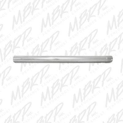 MBRP Exhaust 2.25" Straight Tube, T304 - 90" in length GP225304