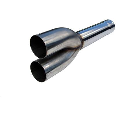 Exhaust - Mufflers - MBRP Exhaust - MBRP Exhaust Dual Muffler Delete Pipe  4" Inlet /Outlet  27.5" Overall, T409 MDDS927