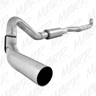 MBRP Exhaust 4" Down Pipe Back, Single Side, Off-Road (includes front pipe) S6004P