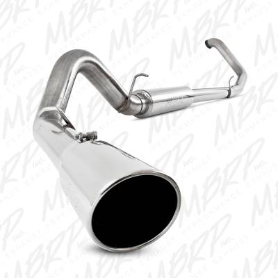 MBRP Exhaust 4" Turbo Back, Single Side Exit, T409 S6204409