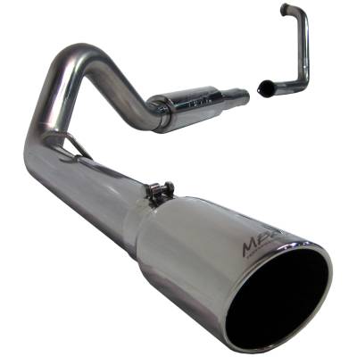 MBRP Exhaust 4" Turbo Back, Single Side (Stock Cat) Exit, T409 S6216409