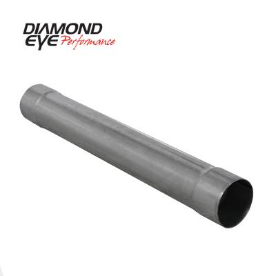 Diamond Eye Performance PERFORMANCE DIESEL EXHAUST PART-4in. ALUMINIZED PERFORMANCE MUFFLER REPLACEMENT 510204