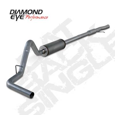 Diamond Eye Performance 2015-2016 CHEVY 1500 4.3L & 5.3L 3" STAINLESS CAT BACK SINGLE K3124S