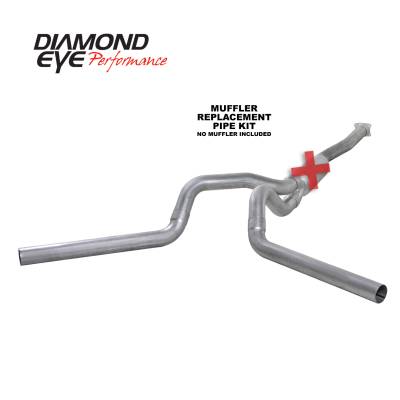 Exhaust - Exhaust Systems - Diamond Eye Performance - Diamond Eye Performance 2001-2005 CHEVY/GMC 6.6L DURAMAX 2500/3500 (ALL CAB AND BED LENGTHS)-4in. ALUMIN K4112A-RP