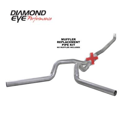 Exhaust - Exhaust Systems - Diamond Eye Performance - Diamond Eye Performance 2001-2007.5 CHEVY/GMC 6.6L DURAMAX 2500/3500 (ALL CAB AND BED LENGTHS) 4in. ALUM K4116A-RP