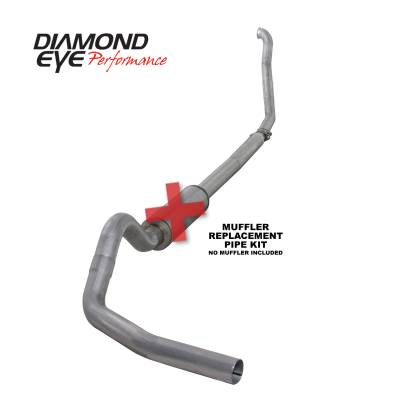 Exhaust - Exhaust Systems - Diamond Eye Performance - Diamond Eye Performance 1994-1997.5 FORD 7.3L POWERSTROKE F250/F350 (ALL CAB AND BED LENGTHS) 4in. ALUMI K4307A-RP