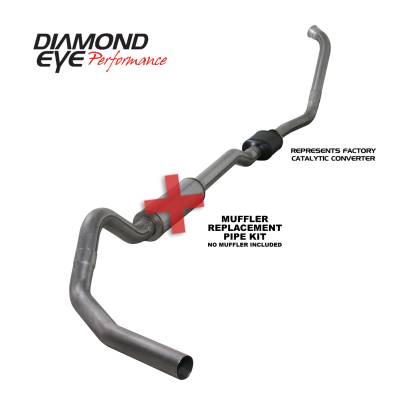 Exhaust - Exhaust Systems - Diamond Eye Performance - Diamond Eye Performance 2003-2007 FORD 6.0L POWERSTROKE F250/F350 (ALL CAB AND BED LENGTHS) 4in. 409 STA K4334S-RP