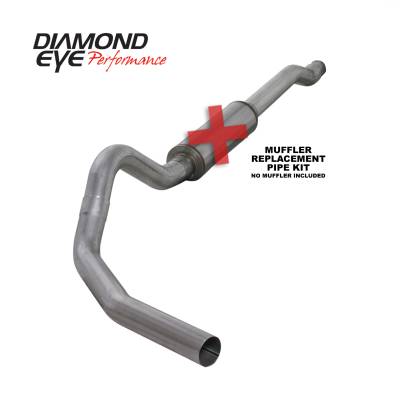 Exhaust - Exhaust Systems - Diamond Eye Performance - Diamond Eye Performance 2003-2007 FORD 6.0L POWERSTROKE F250/F350 (ALL CAB AND BED LENGTHS) 4in. ALUMINI K4338A-RP