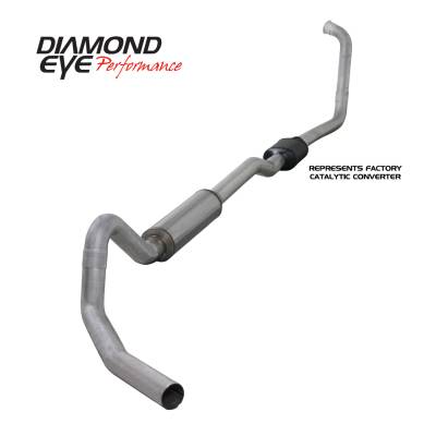 Diamond Eye Performance 2003-2006 FORD 6.0L POWERSTROKE EXCURSION-4in. ALUMINIZED-PERFORMANCE DIESEL EXH K4352A