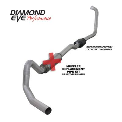 Diamond Eye Performance 2003-2006 FORD 6.0L POWERSTROKE EXCURSION-4in. ALUMINIZED-PERFORMANCE DIESEL EXH K4352A-RP