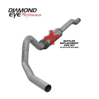 Diamond Eye Performance 2003-2006 FORD 6.0L POWERSTROKE EXCURSION-4in. ALUMINIZED-PERFORMANCE DIESEL EXH K4354A-RP