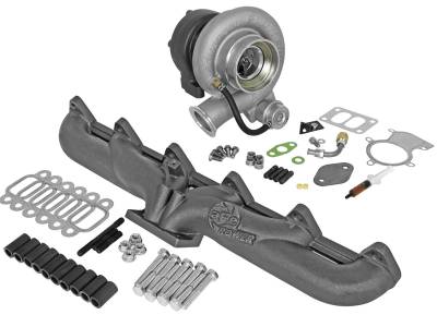 Turbo Chargers & Components - Turbo Chargers - AFE Power - aFe BladeRunner Street Series Turbocharger w/Exhaust Manifold Dodge Diesel Trucks 94-98 L6-5.9L (td) - 46-60060-MA