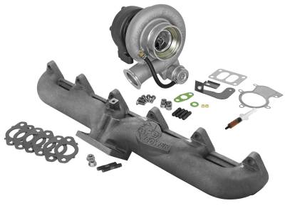 Turbo Chargers & Components - Turbo Chargers - AFE Power - aFe BladeRunner Street Series Turbocharger w/Exhaust Manifold Dodge Diesel Trucks 98.5-02 L6-5.9L (td) - 46-60060-MB