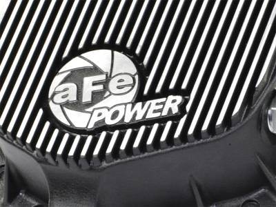 AFE Power - aFe Pro Series Rear Differential Cover Black w/Machined Fins Dodge Trucks 03-14 L6-5.9/6.7L (td); GM 01-07 V8-8.1L; GM Trucks 01-17 6.6L (td) (AAM 11.50-14 Bolt Axles) - 46-70012 - Image 6