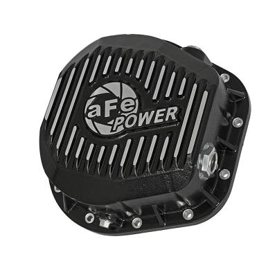 aFe Pro Series Rear Differential Cover Black w/Machined Fins Ford F-250/F-350/Excursion 86-16 V8-7.3L/6.0L/6.4L/6.7L (td) - 46-70022