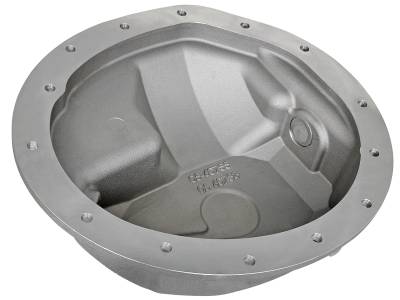 AFE Power - aFe Street Series Front Differential Cover Raw w/Machined Fins Dodge Diesel Trucks 03-12 L6-5.9/6.7L (td) (AAM 9.25-14 Bolt Axles) - 46-70040 - Image 3