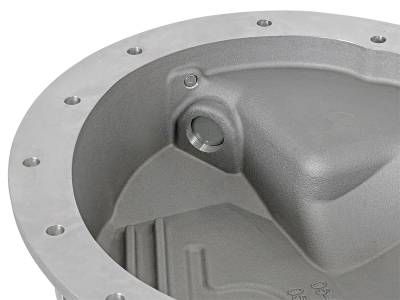 AFE Power - aFe Street Series Front Differential Cover Raw w/Machined Fins Dodge Diesel Trucks 03-12 L6-5.9/6.7L (td) (AAM 9.25-14 Bolt Axles) - 46-70040 - Image 4
