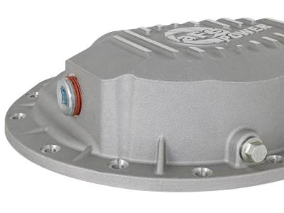 AFE Power - aFe Street Series Front Differential Cover Raw w/Machined Fins Dodge Diesel Trucks 03-12 L6-5.9/6.7L (td) (AAM 9.25-14 Bolt Axles) - 46-70040 - Image 5