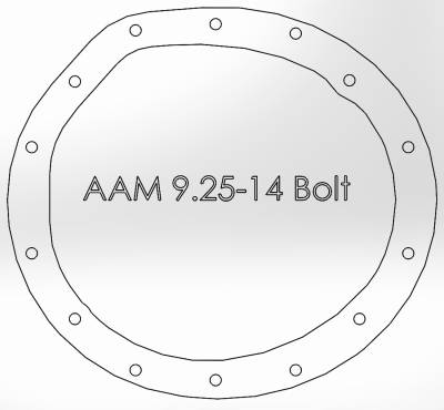 AFE Power - aFe Street Series Front Differential Cover Raw w/Machined Fins Dodge Diesel Trucks 03-12 L6-5.9/6.7L (td) (AAM 9.25-14 Bolt Axles) - 46-70040 - Image 7