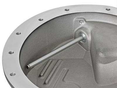 AFE Power - aFe Pro Series Rear Differential Cover Black w/Machined Fins Dodge Diesel Trucks 03-12 L6-5.9/6.7L (td) (AAM 9.25-14 Bolt Axles) - 46-70042 - Image 4