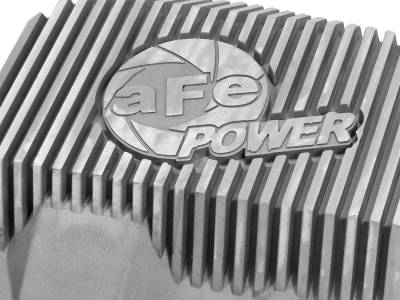 AFE Power - aFe Street Series Front Differential Cover Raw w/Machined Fins Ford F-250/F-350/Excursion 99-16 V8-7.3L/6.0L/6.4L/6.7L (td) - 46-70080 - Image 4