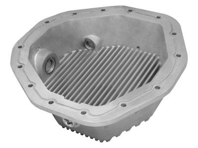 AFE Power - aFe Street Series Rear Differential Cover Raw w/Machined Fins Dodge Diesel Trucks 03-05 L6-5.9L (td) (AAM 10.5-14 Bolt Axles) - 46-70090 - Image 3