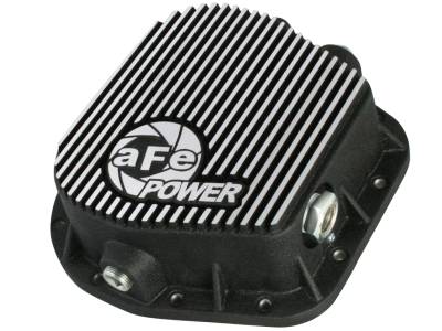 aFe Pro Series Rear Differential Cover Black w/Machined Fins Ford F-150 97-16 (9.75-12 Bolt Axles) - 46-70152