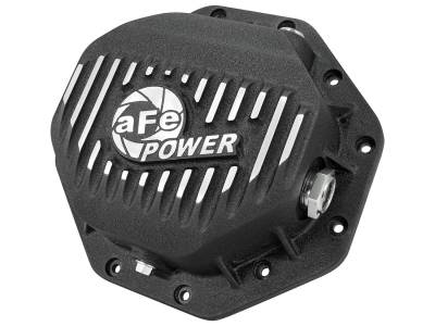 aFe Pro Series Rear Differential Cover Black w/Machined Fins Dodge/RAM 94-16 (Corporate 9.25-12 Bolt Axles) - 46-70272