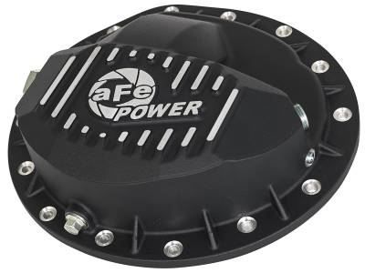 aFe Pro Series Rear Differential Cover Black w/Machined Fins GM Trucks 99-13 (GM 9.5-14) - 46-70372