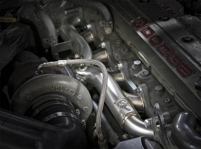 AFE Power - aFe Twisted Steel Header Turbo Manifold (T3) Dodge Diesel Trucks 98.5-02 L6-5.9L (td) - 48-32020 - Image 2
