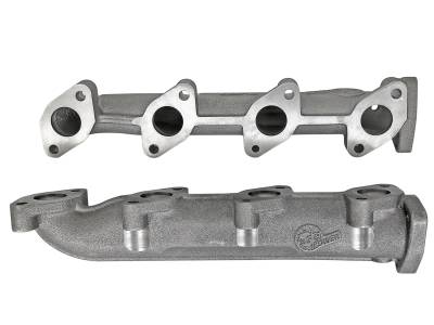 AFE Power - aFe Twisted Steel 304 Stainless Steel 2 IN Up-Pipes/BladeRunner Ductile Iron Manifold Power Package Ford Diesel Trucks 08-10 V8-6.4L (td) - 48-33016-PK - Image 6