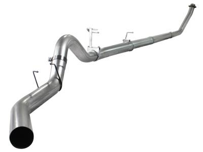 Exhaust - Exhaust Systems - AFE Power - aFe ATLAS 4 IN Aluminized Steel Turbo-Back Race Pipe w/o Muffler/Exhaust Tip Dodge Diesel Trucks 94-02 L6-5.9L (td) - 49-02001NM
