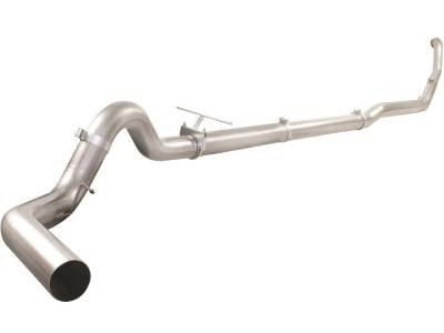 Exhaust - Exhaust Systems - AFE Power - aFe ATLAS 4 IN Aluminized Steel Turbo-Back Race Pipe w/o Muffler/Exhaust Tip Ford Diesel Trucks 94-97 V8-7.3L (td-di) - 49-03001NM